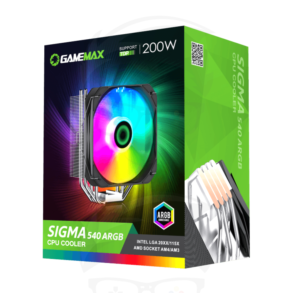 GAMEMAX Sigma 540 ARGB Air Cooler GAMEMAX Sigma 540 ARGB Air Cooler